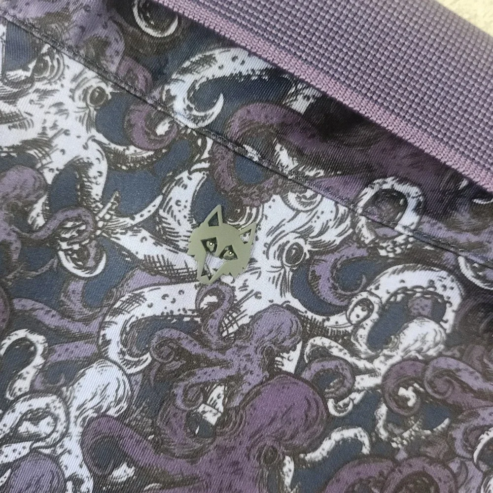 Greyson Golf Polo Shirt Men's XL Purple Octopaisley Print - Picture 8 of 8